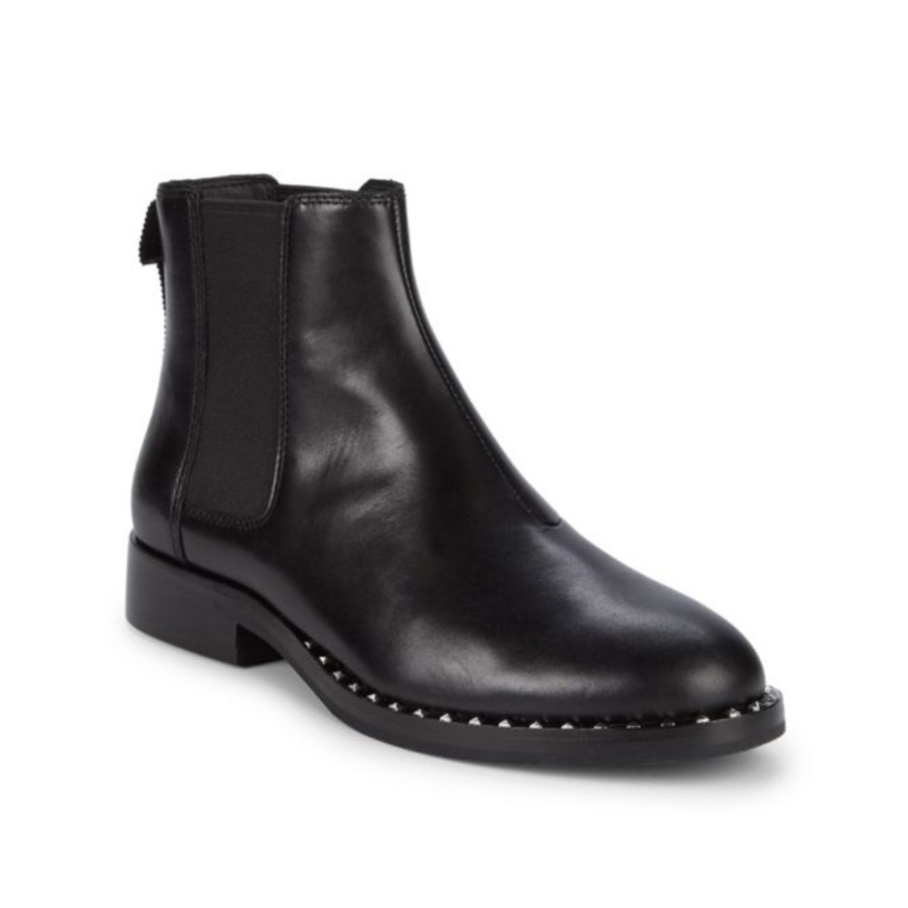 *NWOT* ASH Wino Studded Leather Chelsea Boots in Black; size 39; never worn!!